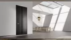 Дверь Pilastro Moderno Черная эмаль (RAL 9004)