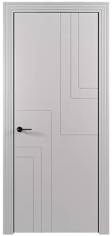Дверь Futuro Moderno Серая эмаль (RAL 7047) без стекла
