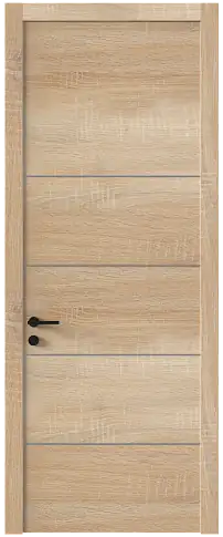 Дверь Tivoli Д-3 Дуб сонома светлый без стекла