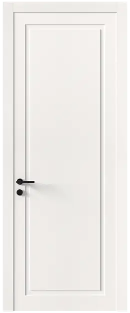 Межкомнатная дверь Tivoli Д-5, Без стекла (ДГ), цвет - Белоснежная мягкая шагрень