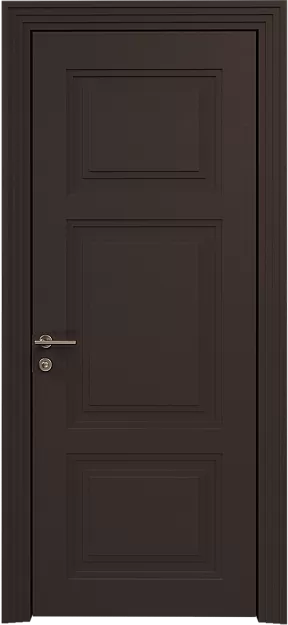 Межкомнатная дверь Siena Neo Classic Scalino, цвет - Чёрный Базальт эмаль по шпону (RAL 040-30-05), Без стекла (ДГ)