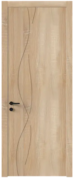 Межкомнатная дверь Tivoli Г-5, Без стекла (ДГ), цвет - Дуб сонома светлый