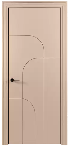 Дверь Arco Moderno Серый цемент эмаль (RAL 060-70-10) без стекла