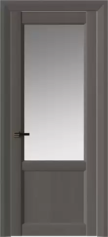 Дверь Dinastia Neo Classic Decoro Тёмный серый ST со стеклом