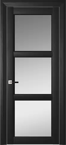 Дверь Milano Neo Classic Decoro Масло чёрное со стеклом