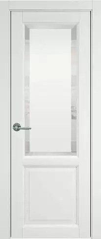 Дверь Dinastia Porta Classic Белая эмаль (RAL 9003) со стеклом