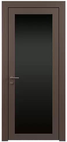 Дверь Tivoli З-1 Коричневый Тик эмаль (RAL 050-50-10) со стеклом