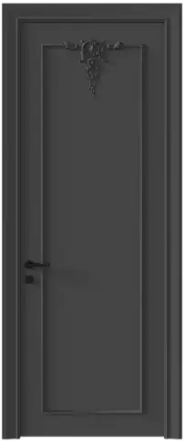 Дверь Tivoli / Тиволи А-1 Графитово-серая эмаль (RAL 7024) без стекла