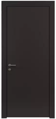 Дверь Tivoli А-4 Чёрный Базальт эмаль (RAL 040-30-05) без стекла