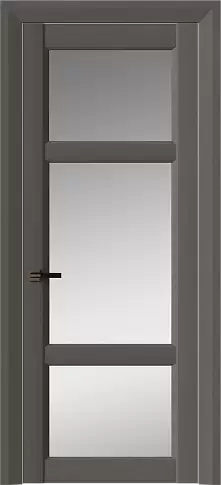 Дверь Siena Neo Classic Decoro Тёмный серый ST со стеклом