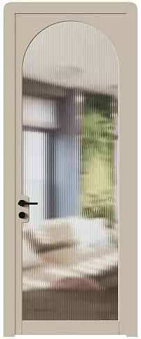 Дверь Luna Moderno Бежевый Мел эмаль (RAL 075-80-10) со стеклом