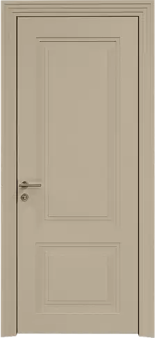 Дверь Dinastia Neo Classic Scalino Серое Льняное волокно эмаль по шпону (RAL 075-70-10) без стекла