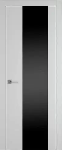 Дверь Tivoli Е-1 Серая эмаль (RAL 7047) со стеклом