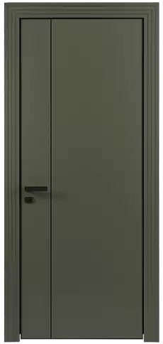 Дверь Piazza Moderno Серый Мох эмаль (RAL 7003) без стекла