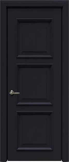 Межкомнатная дверь Milano LUX, цвет - Черная эмаль (RAL 9004), Без стекла (ДГ)