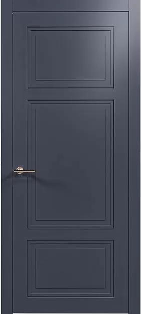 Межкомнатная дверь Siena Neo Classic, цвет - Графитово-серая эмаль (RAL 7024), Без стекла (ДГ)