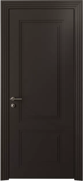 Межкомнатная дверь Dinastia Neo Classic Scalino, цвет - Чёрный Базальт эмаль (RAL 040-30-05), Без стекла (ДГ)