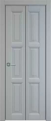 Дверь Milano Книжка Porta Classic Серебристо-серая эмаль (RAL 7045) без стекла