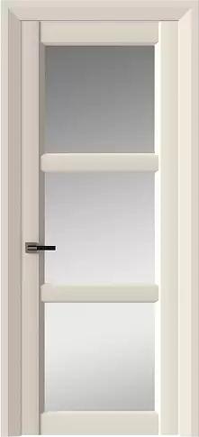 Дверь Milano Neo Classic Decoro Бежевая эмаль (RAL 9010) со стеклом