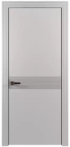 Дверь Tramonto Moderno Серая эмаль (RAL 7047) без стекла
