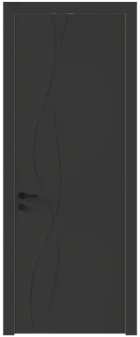 Дверь Tivoli Г-5 Диамант серый без стекла