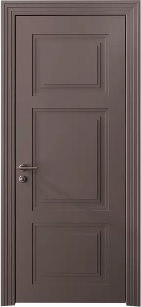 Межкомнатная дверь Siena Neo Classic Scalino, цвет - Серо-Розовый мордовник эмаль (RAL 020-60-05), Без стекла (ДГ)