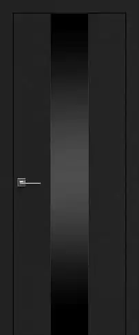 Дверь Tivoli Ж-5 Черная эмаль (RAL 9004) со стеклом