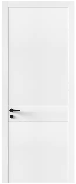 Межкомнатная дверь Tivoli И-2, Без стекла (ДГ), цвет - Белоснежная мягкая шагрень