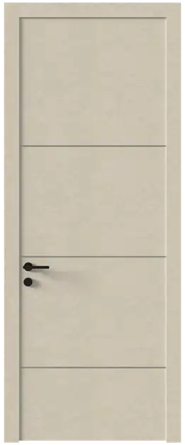Межкомнатная дверь Tivoli Г-3, Без стекла (ДГ), цвет - Версилк крем