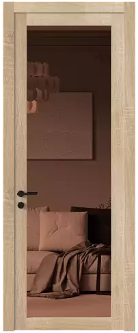Дверь Tivoli З-1 Дуб сонома светлый со стеклом