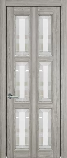Межкомнатная дверь Porta Classic Milano, цвет - Орех пепельный, Со стеклом (ДО)