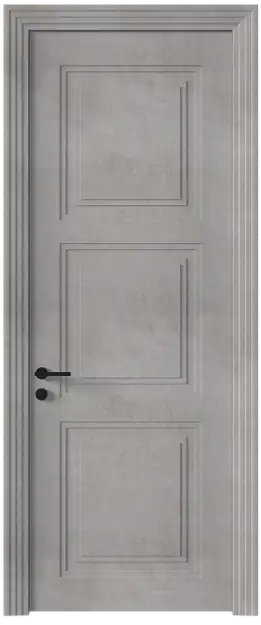 Межкомнатная дверь Milano Neo Classic Scalino, Без стекла (ДГ), цвет - Белый камень