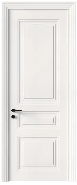 Межкомнатная дверь Imperia-R Neo Classic Scalino, Без стекла (ДГ), цвет - Белоснежная мягкая шагрень