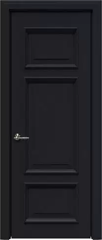 Дверь Siena Porta Classic LUX Черная эмаль (RAL 9004) без стекла