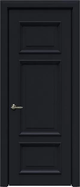 Межкомнатная дверь Siena LUX, цвет - Черная эмаль (RAL 9004), Без стекла (ДГ)