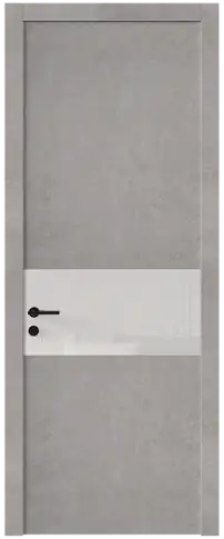 Дверь Tivoli Е-4 Белый камень со стеклом