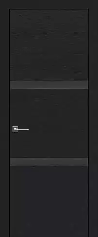 Дверь Tivoli В-4 Черная эмаль по шпону (RAL 9004) без стекла
