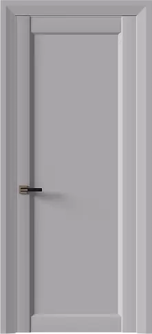 Дверь Domenica Neo Classic Decoro Серый Флокс эмаль (RAL 358-71-02) без стекла