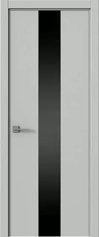 Дверь Tivoli Ж-5 Серая эмаль (RAL 7047) со стеклом