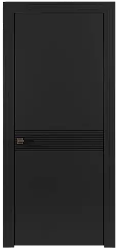 Дверь Tramonto Moderno Черная эмаль (RAL 9004) без стекла