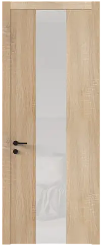 Дверь Tivoli Ж-5 Дуб сонома светлый со стеклом