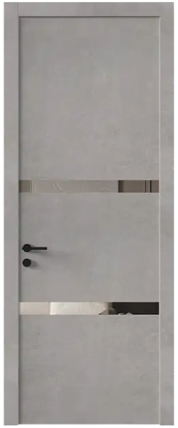 Межкомнатная дверь Tivoli / Тиволи В-4, Со стеклом (ДО), цвет - Белый камень