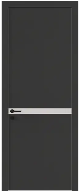 Межкомнатная дверь Tivoli Б-4, Со стеклом (ДО), цвет - Диамант серый