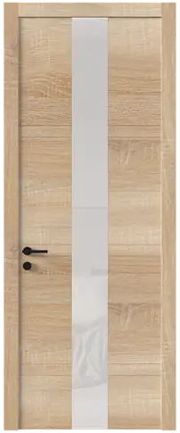 Дверь Tivoli Ж-4 Дуб сонома светлый со стеклом