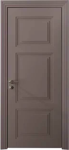 Межкомнатная дверь Siena Neo Classic Scalino, цвет - Теплый Серый эмаль (RAL 040-60-05), Без стекла (ДГ)