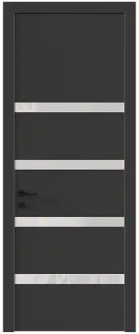 Дверь Tivoli Д-4 Диамант серый со стеклом