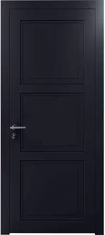Дверь Milano Neo Classic Черная эмаль (RAL 9004) без стекла