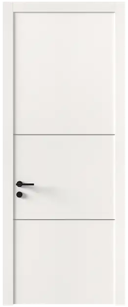 Межкомнатная дверь Tivoli В-3, Без стекла (ДГ), цвет - Белоснежная мягкая шагрень