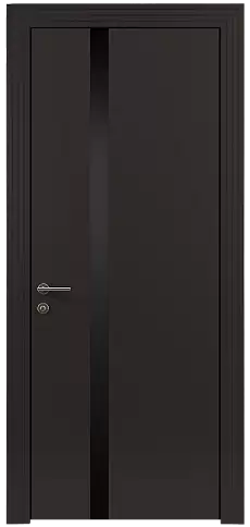 Дверь Tivoli Д-1 Чёрный Базальт эмаль (RAL 040-30-05) без стекла
