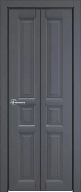 Межкомнатная дверь Porta Classic Imperia-R, цвет - Графитово-серая эмаль (RAL 7024), Без стекла (ДГ)